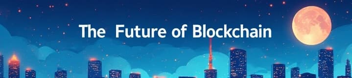 Future of Blockchain Research background