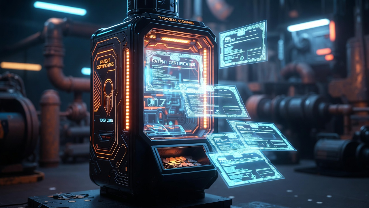 Patent Filed: Tokenised Patent Vending Machine